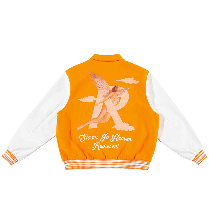 REPRESENT Storms In Heaven Varsity Jacket