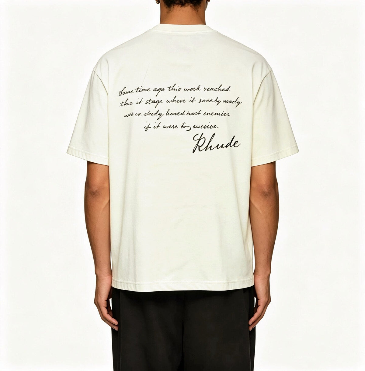 RHUDE Crewneck Cotton Tee